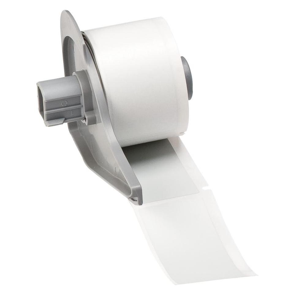 Brady M7-26-428, metallisierter Polyester, Silber, matt, 31.75 x 69.85 mm, permanent (100 E.) (39.67 mm) (M7-26-428)
