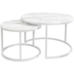 COUCHTISCH CIRI 2-in-1 Hochglanz
