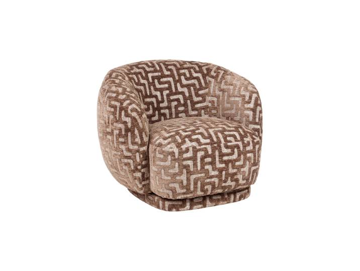 Design Sessel „Negreslo“ Brown Labyrinth Richmond Interiors