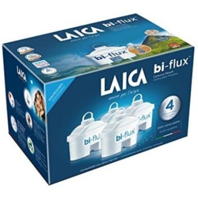 Laica - Packung mit 4 Bi-Flux-Filtern, weiß