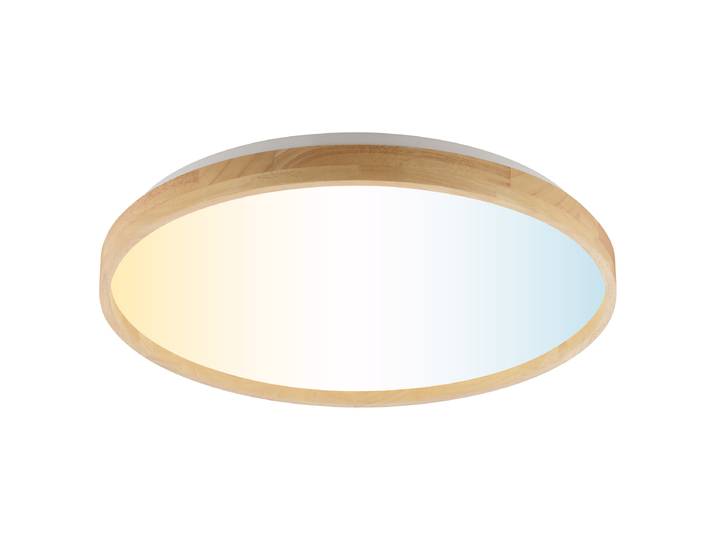 Plafonnier LED Ø 50cm Bois Fer, laqué Verre acrylique Hevea, huilé LED Module LED