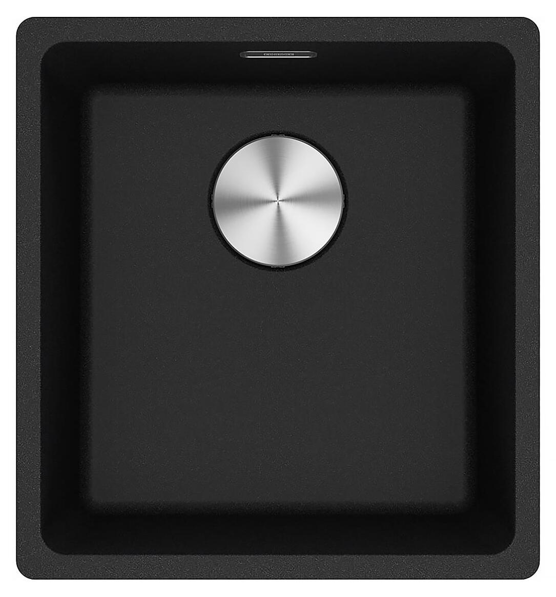 Franke Maris Unterbauspüle Fragranitbecken MRG 110-37 Onyx Handbedienung ab 45 cm 125.0683.135 - inkl.