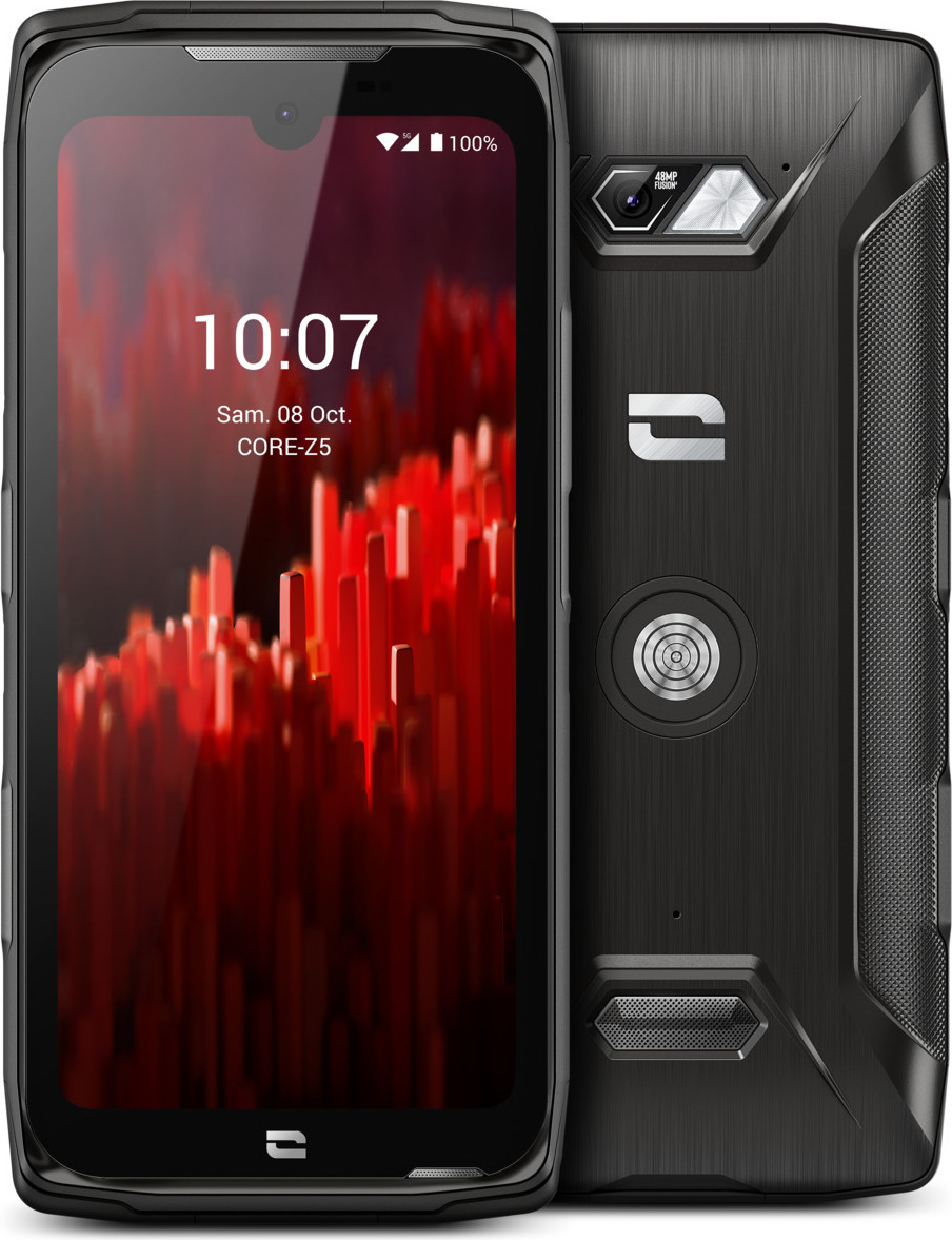 Crosscall CORE-Z5, 15,4 cm (6.08"), 1520 x 720 Pixel, 4 GB, 64 GB, 48 MP, Schwarz