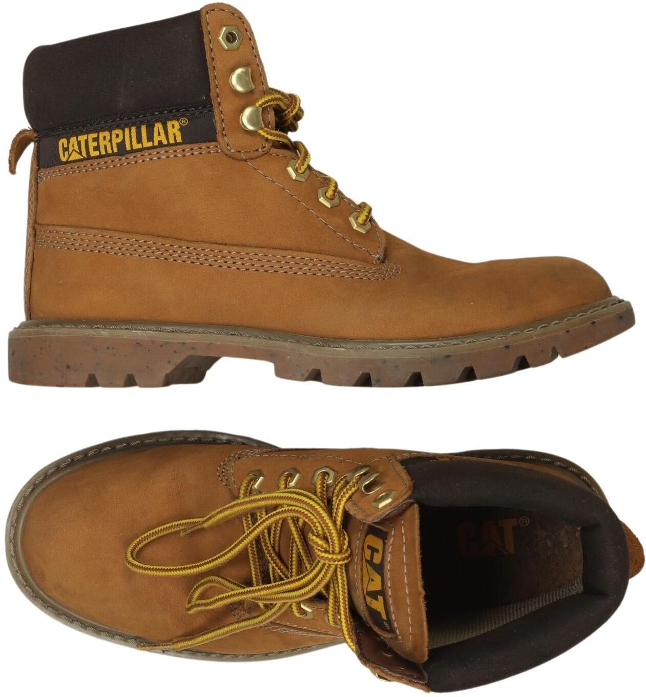 CAT by Caterpillar Damen Stiefelette, Braun, Gr. EU 39, Leder - Second Hand