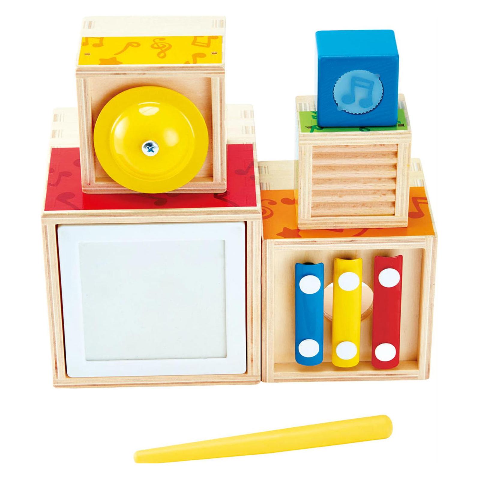 Hape Musik-Stapelwürfel (Deutsch) (E0336A)