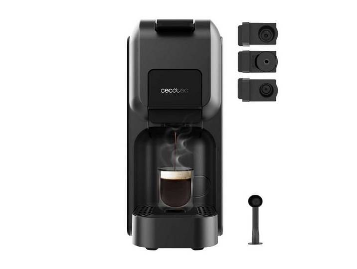 Cecotec Espressomaschine, 0.2l Kaffeekanne, FreeStyle Compact Black