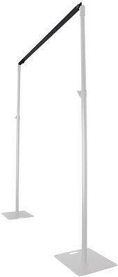 Wentex P&D 1,8-3,0m drape support BK Schwarz pulverbeschichtet