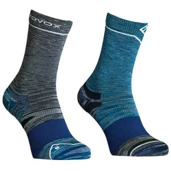 Ortovox Alpine Mid Herren Socken Blue Nunatak Gr. 45-47
