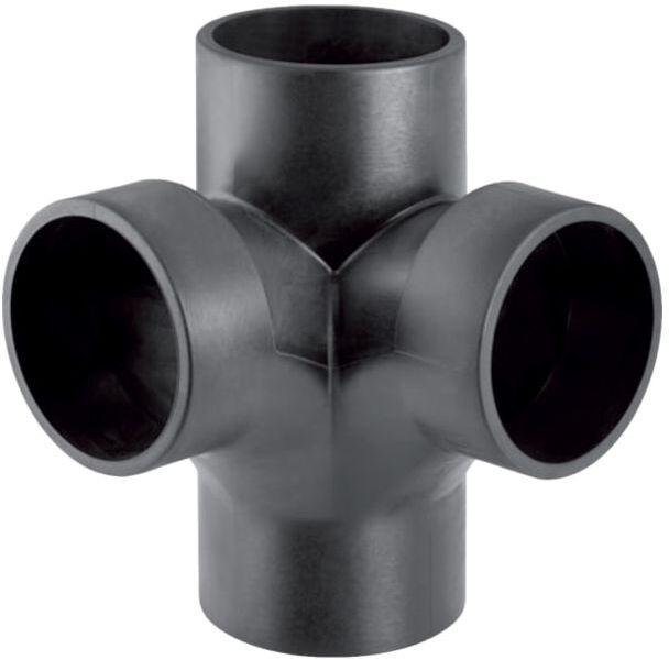 Geberit Silent db20 Bogeneckabzweig 308083141 DN 90/90, 88,5Grad, mit Innenradius