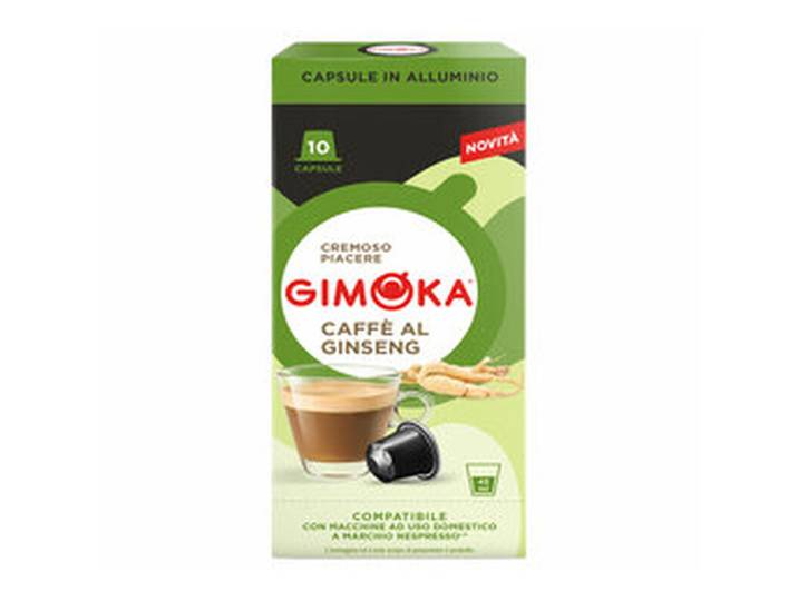 GIMOKA Nespresso Compatible Capsules Ginseng Coffee 10 capsules 60 g