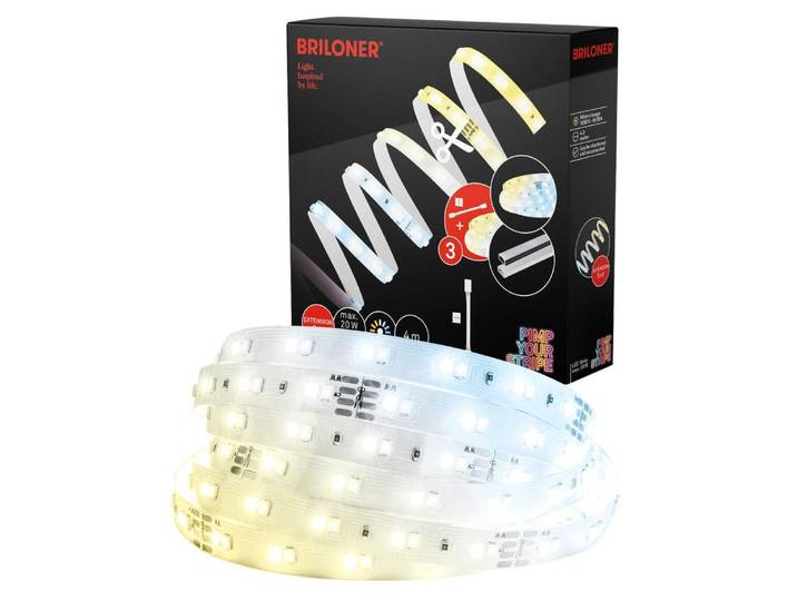 Pimp Your Stripe Erweiterungsset LED Strip 4m, CCT, Fernbedienung