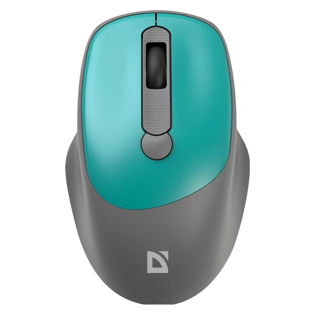 Defender FEAM MM-296 RF 1600 DPI kabellose Silent-Click-Maus Mint (Kabellos) (52294)