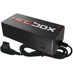 Hedbox D-Tap Li-Ion Battery ChargerUSB-C Output 5V to 22V / 6AAdvanced Optimal Battery Charging (Kamera Akku Ladegerät), Kamera Stromversorgung, Schwarz