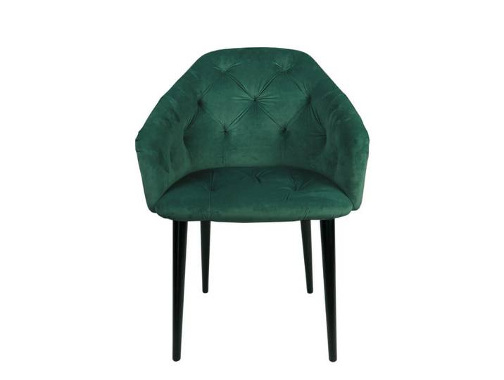 Muffo Stuhl KATRINA (1 St), Elegante Steppung der Rückenlehne, elegante Metallbeine