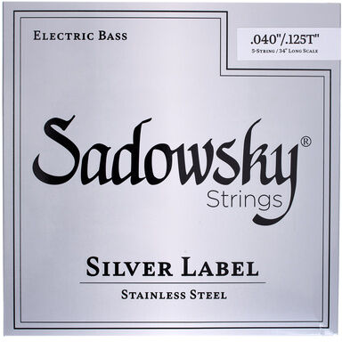 Sadowsky Silver Label Bass 5 .040 SS