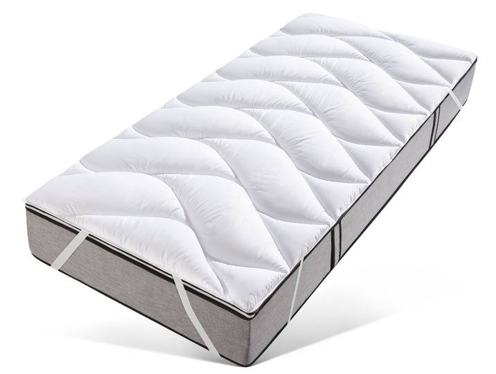 Matratzenauflage GOODPRODUCT Antibac Auflage 90x200 cm, 140x200 cm und weiteren Grössen , weiss (weiß), B:180cm H:3cm L:200cm, Bezug: 100% Polyester, Matratzenzubehör, Matratzenauflage, Matratzen-Auflage oder Topper-Auflage zum Schutz