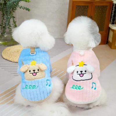 Uplifted Goods Cozy Plush Stripe Pet Hoodie For Autumn And Winter Warmth grey m