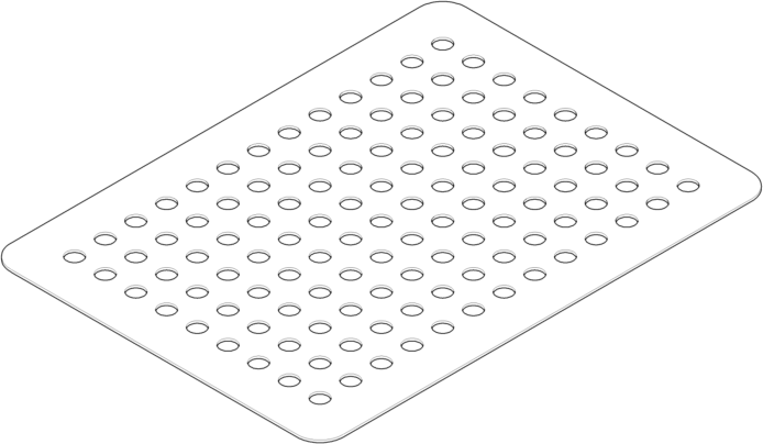 Dornbracht Platte - 091102205-00 chrom