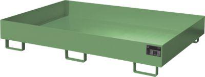 Regalwanne Typ RW/RW 1800, ohne Gitterrost, grün RAL6011
