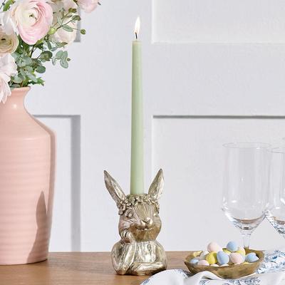 Blooming Bunny Taper Candleholder - Grandin Road