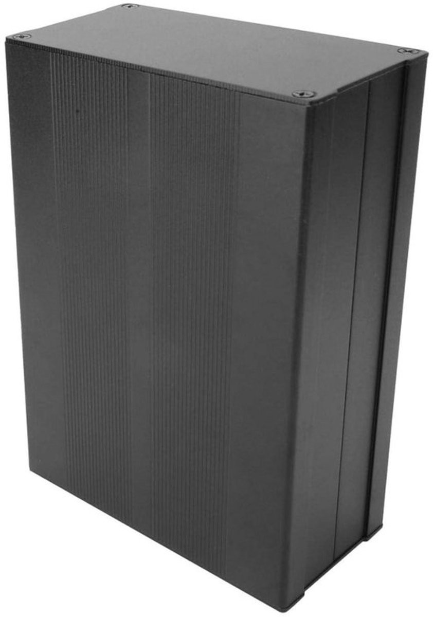 Aluminium behuizing voor elektronische doe-het-zelf printplaat, Koelbox, B/D/H: 106 x 55 x 150 mm
