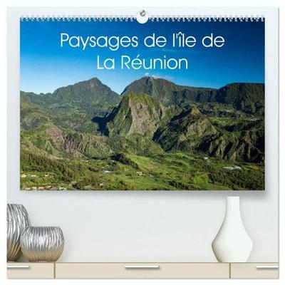 Paysages de l'île de La Réunion (Calendrier mural haut de gamme 2027 DIN A2 vertical), CALVENDO calendrier mensuel