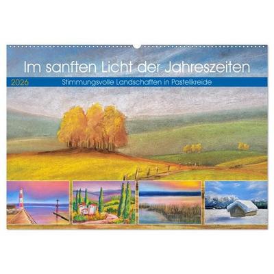 Im sanften Licht der Jahreszeiten. (Wandkalender 2026 DIN A2 quer), CALVENDO Monatskalender