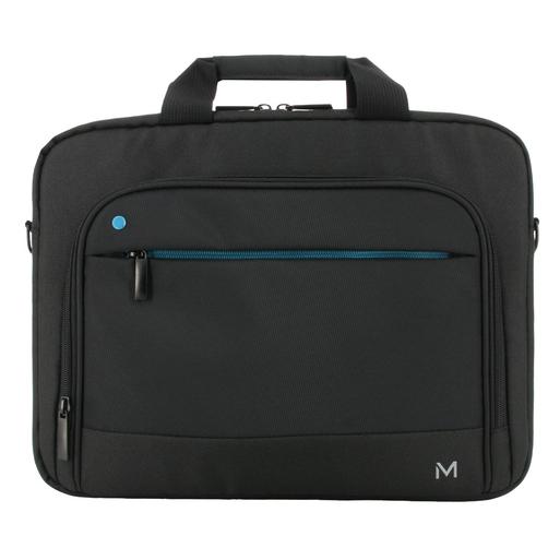 Mobilis Theone Briefcase Toploading Blue Zip 11-14in -Recycled (14") (003075)