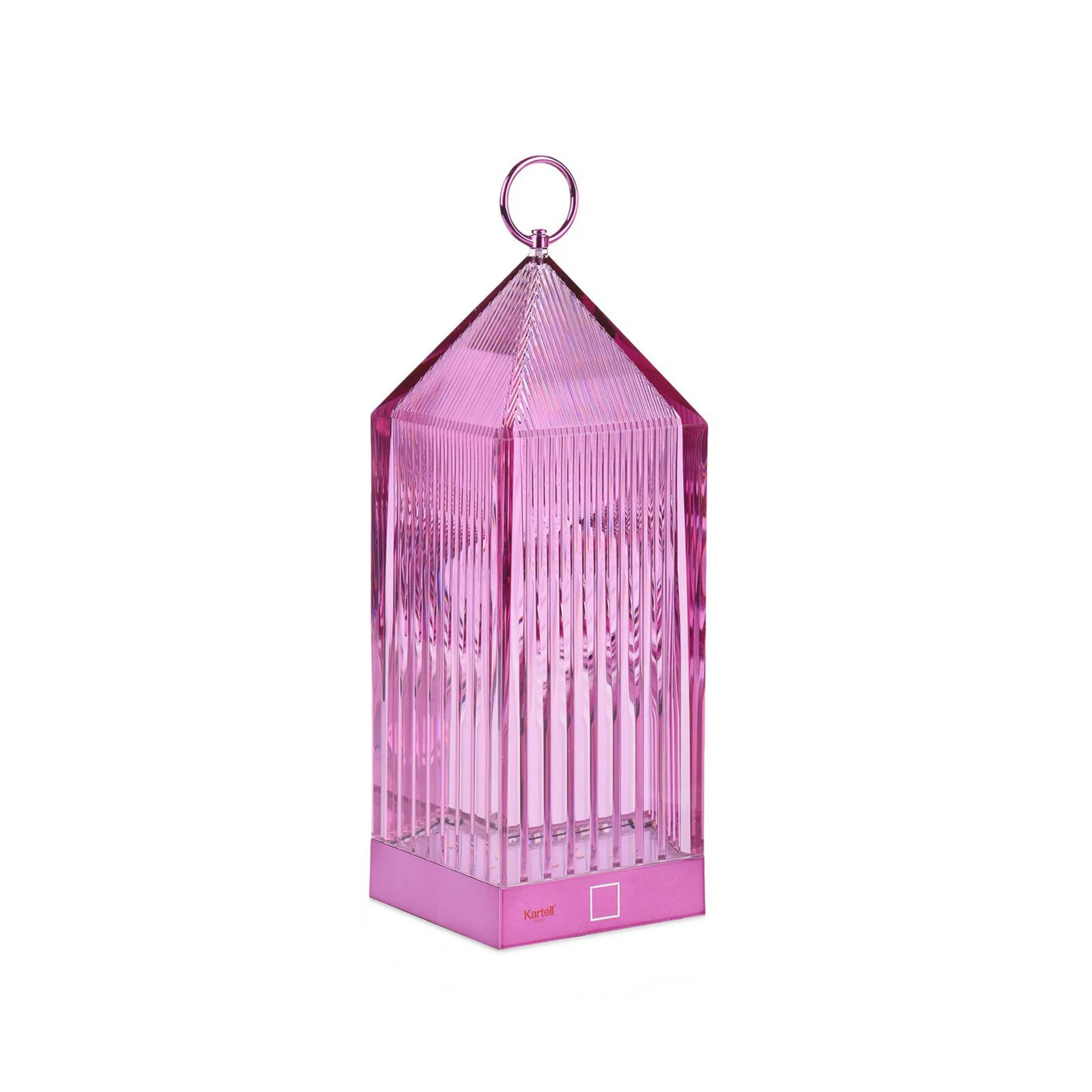 Kartell Lantern Portable tafellamp V2 Wisteria - Roze - LED - Oplaadbaar
