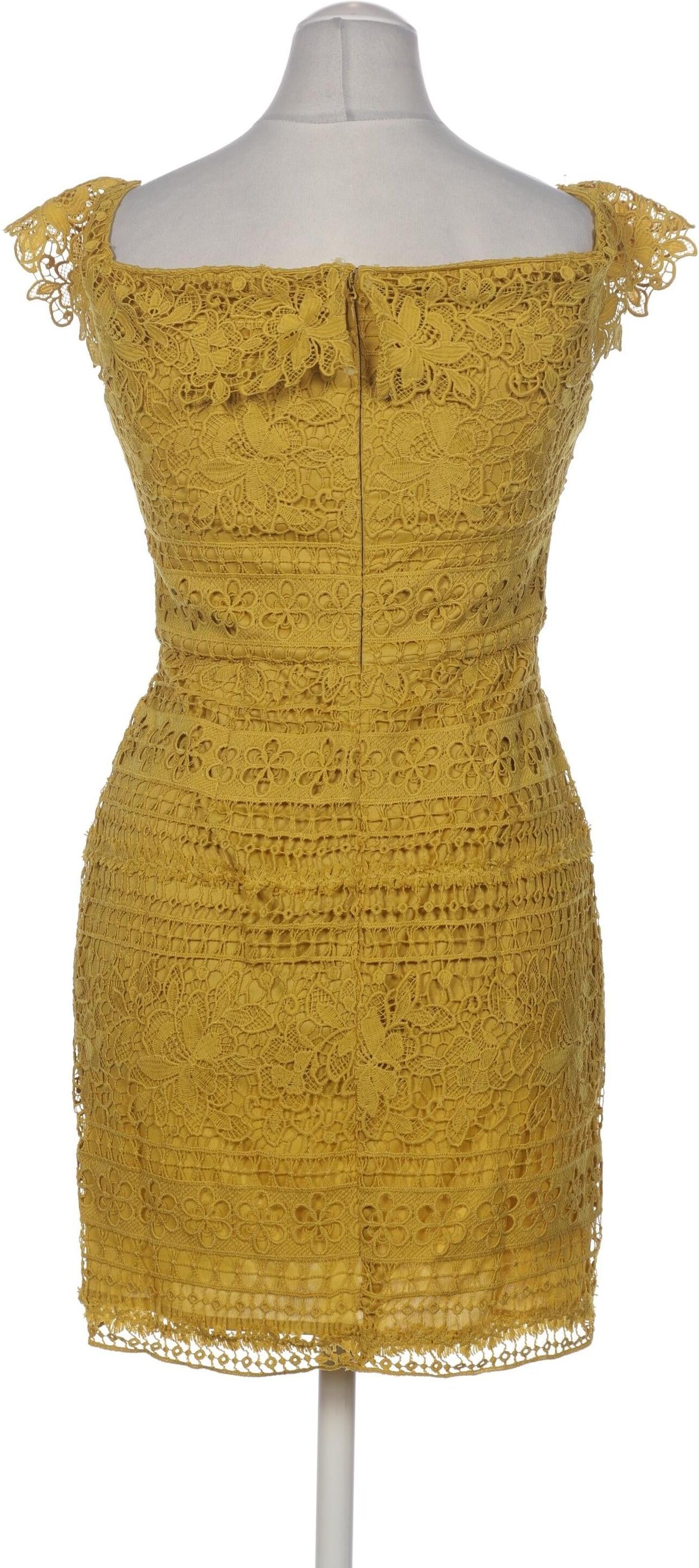 Chi Chi London Damen Kleid, Gelb, Gr. EU 38, Synthetik - Second Hand
