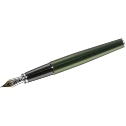 Diplomat Füllhalter Excellence A2 Evergreen chrom 14 kt M
