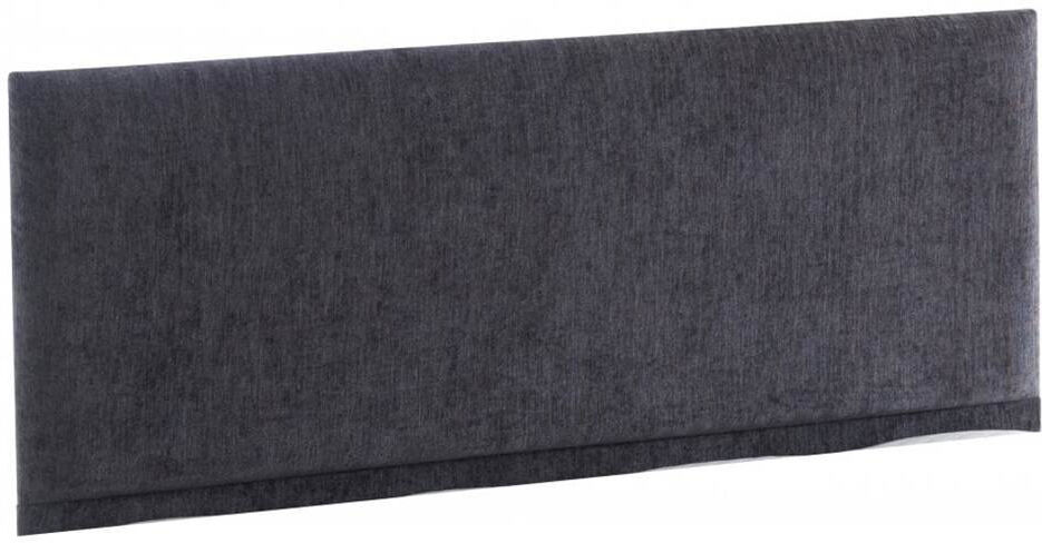 17 Stories Erian Upholstered Chenille Headboard Charcoal/Chenille Kingsize (5')