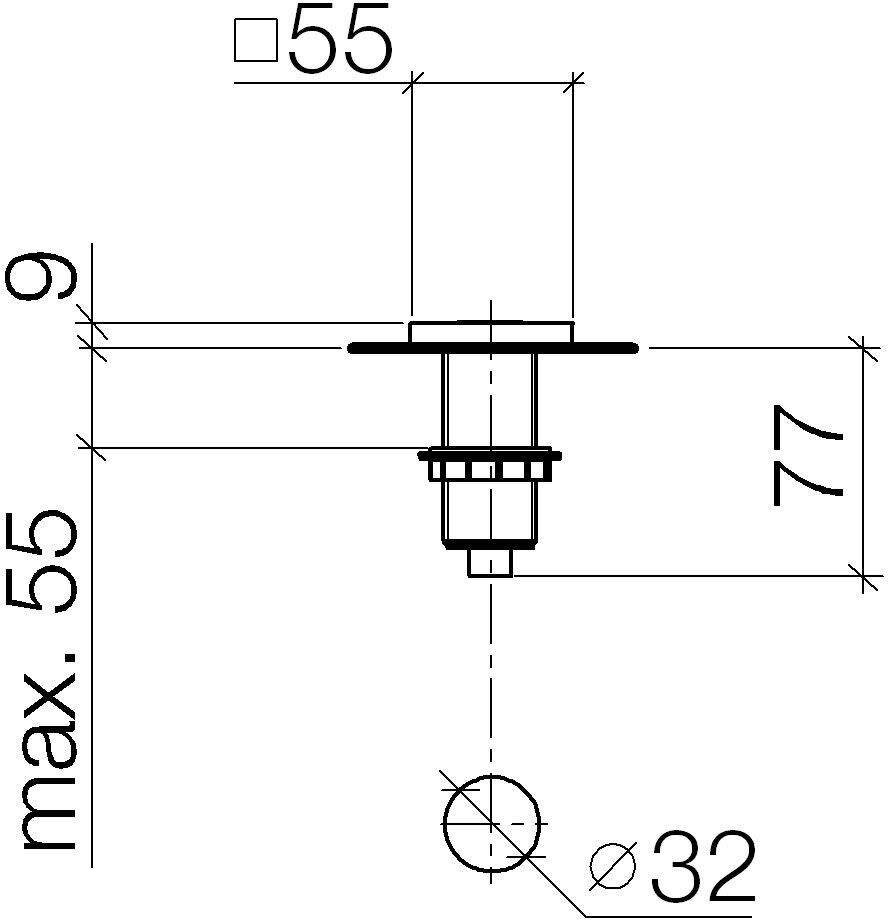 Dornbracht Air Switch (Bedienknopf)