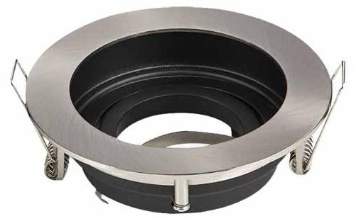 V-TAC LED Inbouwspot Rond Geborsteld Nikkel