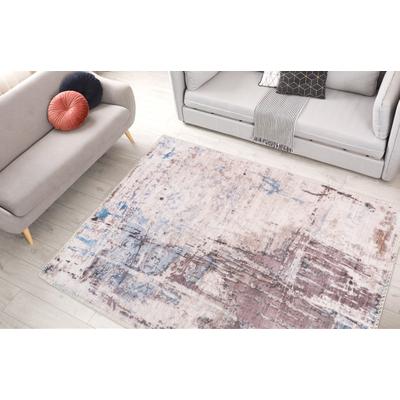 Teppich ARTE ESPINA "Peron 100", grau (grau, taupe), B:160cm H:5mm L:230cm, Polyester, Teppiche, Teppich