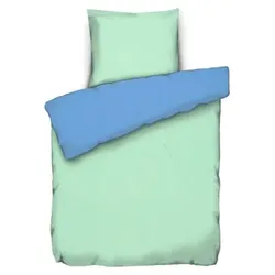SOFT HARMONY Wendebettwäsche uni Mikrofaser samtweich Kissenauswahl, 2tlg.
