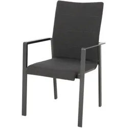 Outdoor Living, Stühle, Beziers Dining Stuhl Aluminium/Sunbrella Sooty