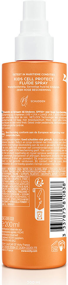 Vichy Laboratoires Capital Soleil Spray Cell Protect Enfant Spf 50+ 200 ml