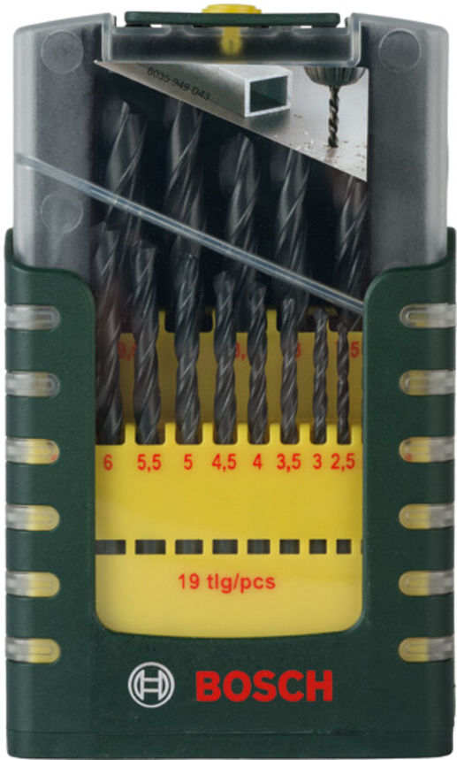 Bosch Metallbohrer-Set HSS-R, 19-teilig (2607017151)