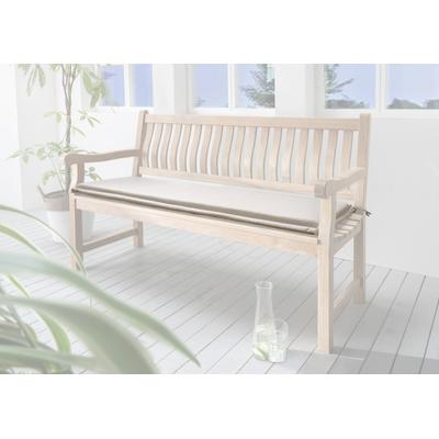 Bankauflage DESTINY "POLSTER", beige (natur), B:150cm T:45cm, Obermaterial: 100% Polyester. Füllung: 100% Polyurethan, Polsterauflagen, Bankauflage, Polyester