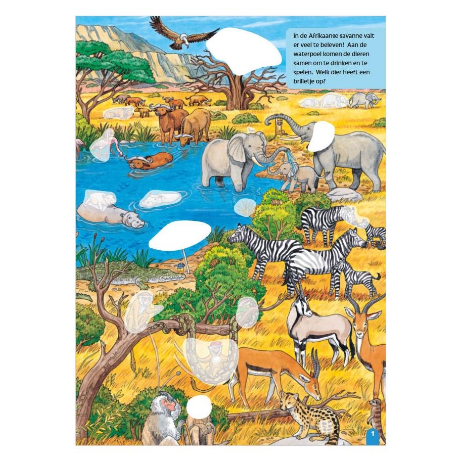 Deltas Mein lustiges Suchbuch mit Aufklebern - Tiere (300 Sticker) (77226912)