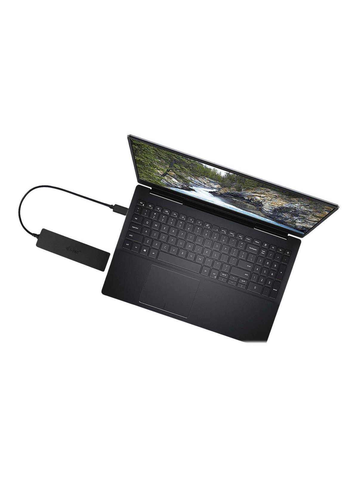 I-Tec USB Hub - 4-Port - 2-Port USB-A - 2-Port USB-C USB-Hubs - 4 - Schwarz
