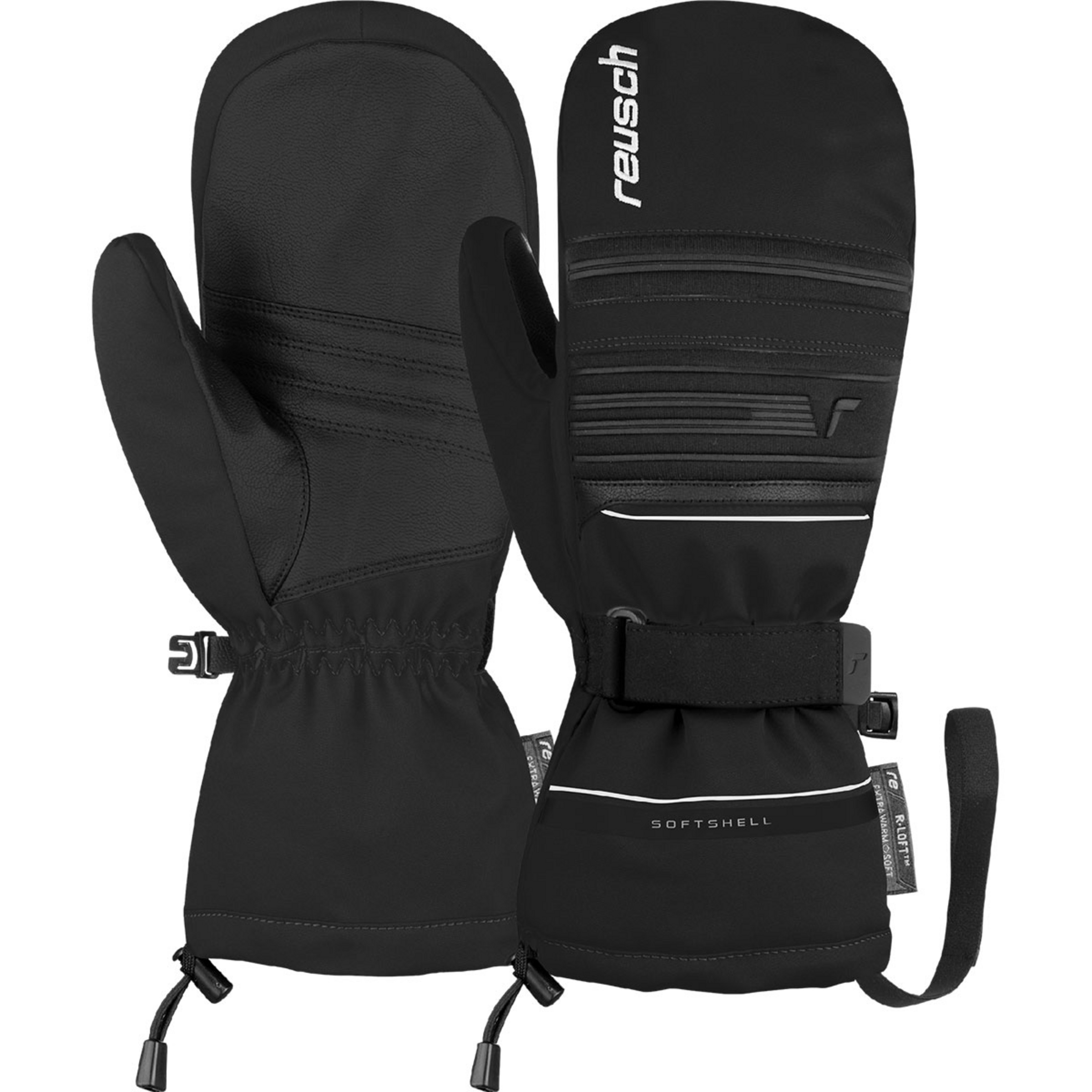 Reusch Kondor R-Tex XT Fäustlinge schwarz Größe 10 Skifahren Widerstandsfähig Wasserabweisend
