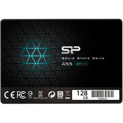 Silicon Power A55 128 GB, SSD-Formfaktor 2,5", SSD-Schnittstelle SATA, Schreibgeschwindigkeit 420 MB (128 GB, 2.5"), SSD