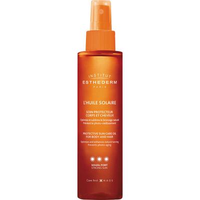 Institut Esthederm Protective Sun Care Oil for Body and Hair Strong Nieuwe Formule 150 ml Öl
