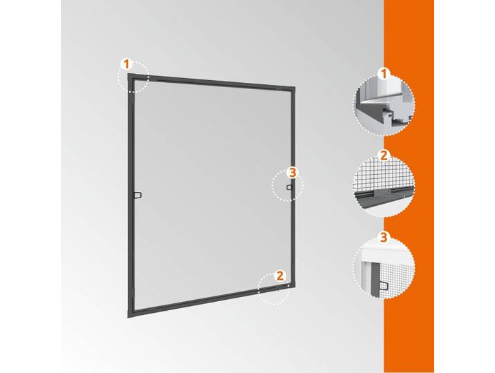 Fliegengitter Is Plus Fe Ultra Flat 120cm A
