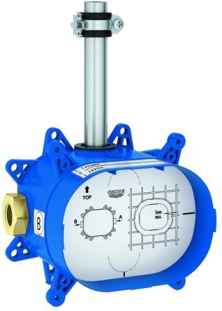 Grohe Rohbauset 360 Rainshower 26264001 chrom, Zu-/Abgänge 1/2", für Kopfbrause