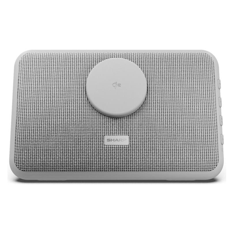 Sharp Lautsprecher mit Qi2 15W Laden (CP-DS10(GY))