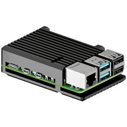 Joy-it ARMOR Case BLOCK SBC-Gehäuse Passend für (Entwicklungskits): Raspberry Pi® inkl. passiven Kühler Schwarz RB-AlucaseP5-07