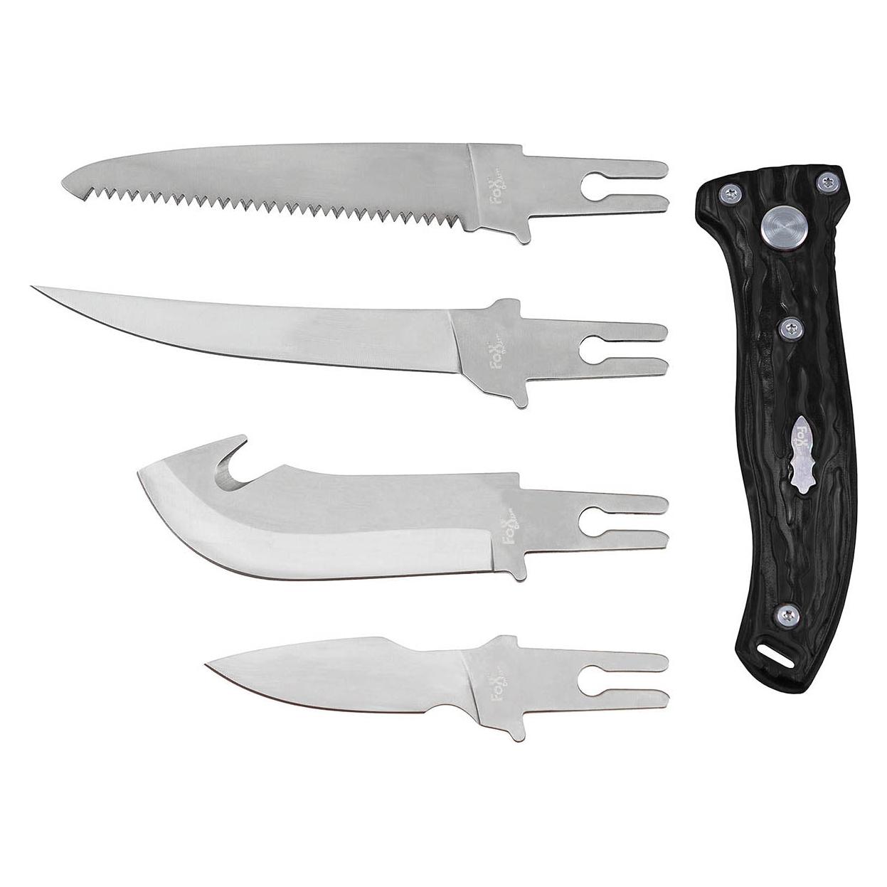 Fox FoxOutdoor Werkzeug, "Hunter", 4 Wechselklingen (6.50 cm) (27176)